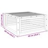 vidaXL havebord 68x68x30 cm massivt akacietræ