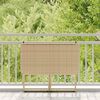 vidaXL foldbart havebord 90x51x75 cm polyrattan beige