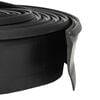 vidaXL Garage D&oslash;r T&aelig;tning Sort 52 x 2 mm 5,5 m PVC