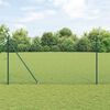 vidaXL Hegnspæl Grøn 25 x 1,4 m (19 x 19 mm mesh) Stål og PVC