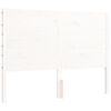 vidaXL sengeramme uden madras 140x190 cm massivt fyrretr&aelig; hvid