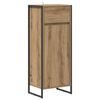 vidaXL Badev&aelig;relsesskab Artisan eg 40 x 30 x 100 cm Konstrueret tr&aelig;