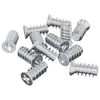 vidaXL Skrue 12 pcs S&oslash;lv M6 x 12 mm Jern