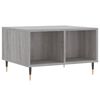 vidaXL sofabord 60x50x36,5 cm konstrueret tr&aelig; gr&aring; sonoma-eg