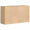 vidaXL Sideboard Artisan Egetr&aelig; 120 x 36 x 69 cm Konstrueret tr&aelig;
