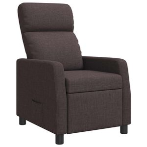 vidaXL Recliner M&oslash;rk Brun Stof