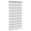 vidaXL zebragardin lysegr&aring; 80x100 cm stofbredde 75,9 cm polyester