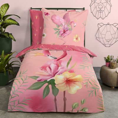 Good Morning sengetøj til børn QUEEN 135x200 cm pink