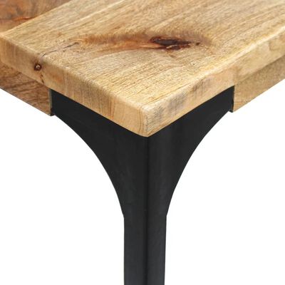 vidaXL Aflastningsbord i mangotræ 120x35x76 cm