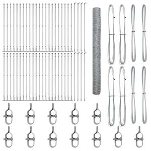 vidaXL Hegnsp&aelig;l S&oslash;lv