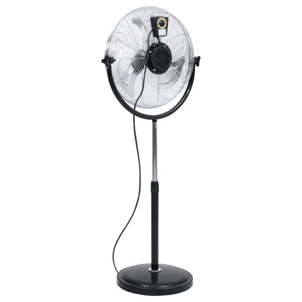 vidaXL piedestalventilator med vippehoved 3 hastigheder 100 W 45 cm