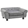 vidaXL hundesofa 72x45x30 cm plys gr&aring;