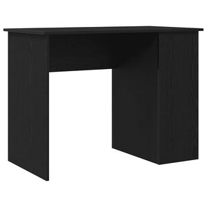 vidaXL skrivebord 100x55x75 cm konstrueret tr&aelig; sort egetr&aelig;sfarve