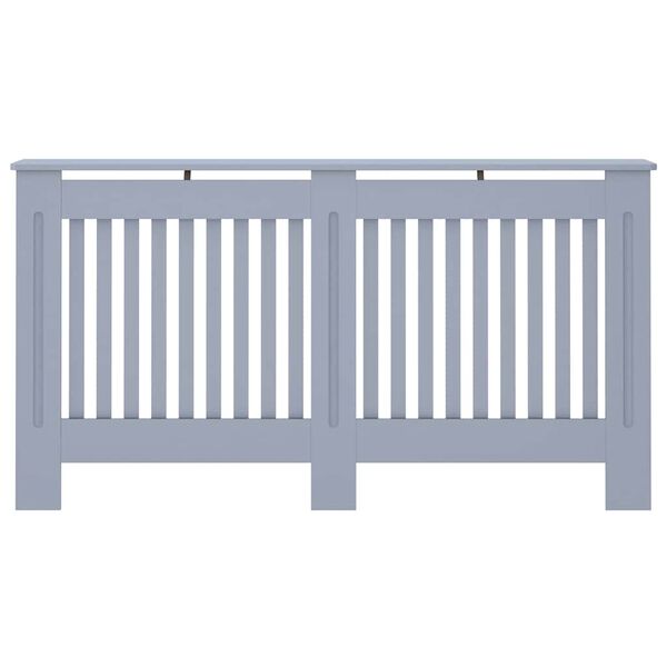 vidaXL radiatorskjuler 152x19x81,5 cm MDF antracitgrå