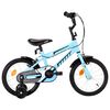 vidaXL b&oslash;rnecykel 14 tommer sort og bl&aring;