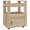 vidaXL k&oslash;kkenvogn 60x45x80 cm konstrueret tr&aelig; Sonoma-eg