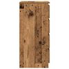 vidaXL sk&aelig;nk med skuffer 37,5x35x99 cm konstrueret tr&aelig; antikt tr&aelig;