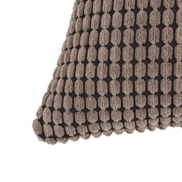 vidaXL pudes&aelig;t 2 stk. velour 45 x 45 cm brun