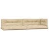 vidaXL pallehynder 5 stk. stof beige