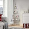 vidaXL dekorativt juletr&aelig; 150 cm metal sort