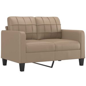 vidaXL 2-personers sofa 120 cm kunstl&aelig;der cappuccino