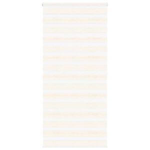 vidaXL zebragardin marmorbeige 105x200 cm stofbredde 100,9cm polyester