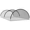 vidaXL batting cage net til baseball 900x400x250 cm polyester sort