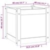 vidaXL plantekasser 2 stk. 40x40x40 cm massivt fyrretr&aelig;
