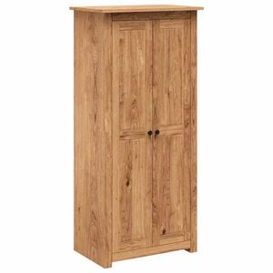 vidaXL kl&aelig;deskab Panama-serien 80x50x171,5 cm massivt fyrretr&aelig;