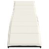 vidaXL liggestole 2 stk. med bord polyrattan sort