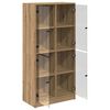 vidaXL Highboard Artisan Egetr&aelig; 68 x 37 x 142 cm Konstrueret tr&aelig;