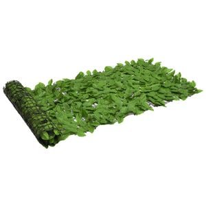 vidaXL altanafsk&aelig;rmning 200x75 cm gr&oslash;nne blade