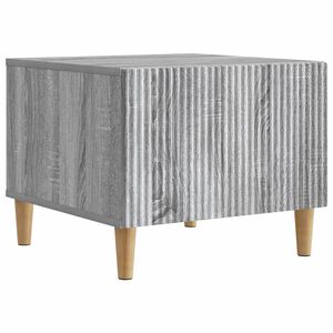 vidaXL Sofabord Gr&aring; sonoma-eg 49 x 50 x 40 cm Konstrueret tr&aelig;