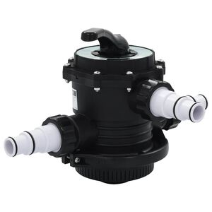 vidaXL multiportventil til sandfilter ABS 1,5" 6-vejs