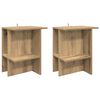 vidaXL Sofabord 2 stk. Artisan-eg 40 x 30 x 49 cm Konstrueret tr&aelig;