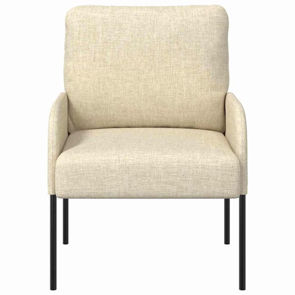 vidaXL Sofaer med pude 55cm Creme Krydsfin&eacute;r