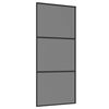 vidaXL Skyded&oslash;r 90 x 205 cm H&aelig;rdet Glas og Aluminium