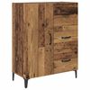 vidaXL Highboard Gammelt tr&aelig; 69,5 x 34 x 180 cm Konstrueret tr&aelig;