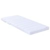 vidaXL Udvidelig Skummadras 80 x 200 cm Hvid