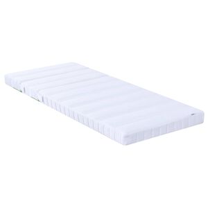 vidaXL Udvidelig Skummadras 80 x 200 cm Hvid