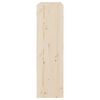 vidaXL bogreol/rumdeler 80x30x103,5 cm massivt fyrretræ