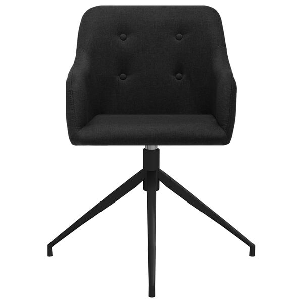 vidaXL drejelige spisebordsstole 6 stk. stof sort