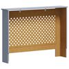 vidaXL radiatorskjuler 112x19x81,5 cm MDF antracitgr&aring;