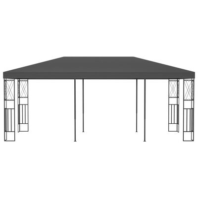 vidaXL pavillon 3x6 m stof antracitgrå