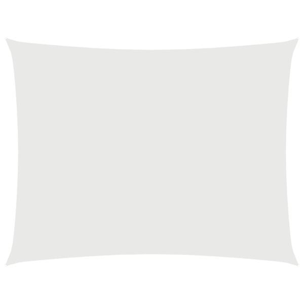 vidaXL solsejl 2x3 m rektangul&aelig;r oxfordstof hvid