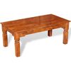 vidaXL sofabord 110x60x45 cm massivt tr&aelig;