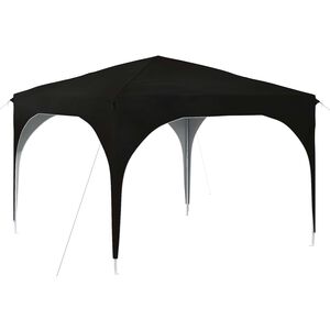 vidaXL Pop-up Festtelt 290 x 290 x 245 cm Sort