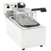vidaXL elektrisk frituregryde rustfrit st&aring;l 6 l 2000 W