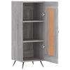 vidaXL skænk 34,5x34x90 cm konstrueret træ grå sonoma-eg