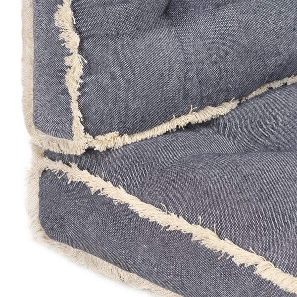 vidaXL hyndes&aelig;t til pallesofa 2 dele bl&aring;